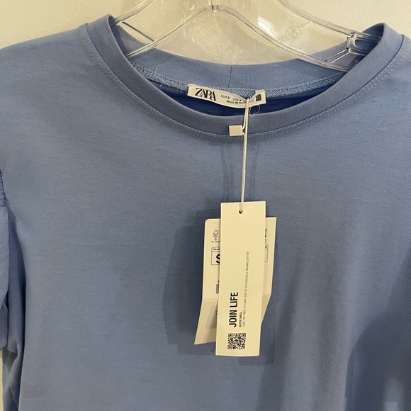 Zara Balloon Sleeve Top NWT - Picture 10 of 11